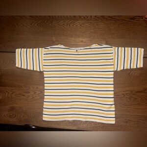 COURT & ROWE Striped Tee - Yellow, Black, White